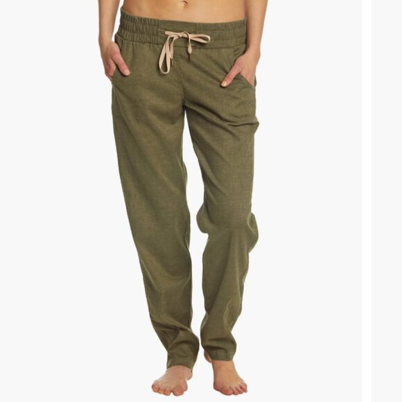 Prana Women's Size Small Green Shala Cropped Joggers - Picture 1 of 6